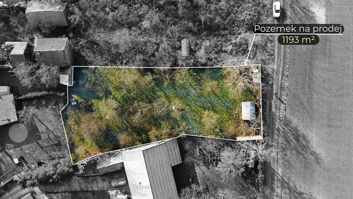 Prodej stavebního pozemku 1193 m²